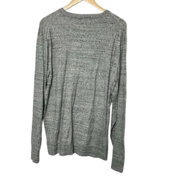 Old Navy Long Sleeve Light-Weight Heather Gray Sweater Men's Size XL - Picture 4 of 5
